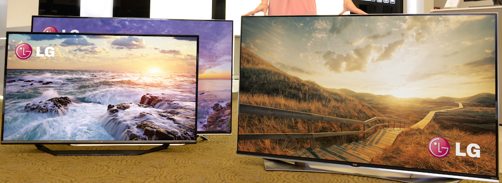 différentes tailles écran TV OLED LG