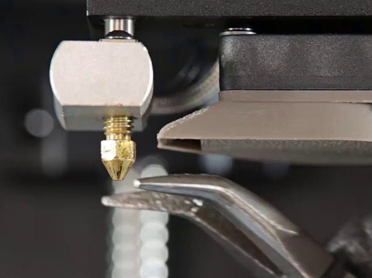Buse d'extrusion d'une imprimante 3D