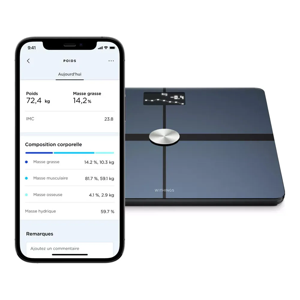 Balance Connectée Withings et son application